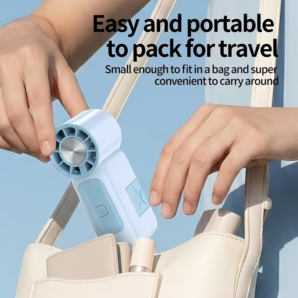 2026 new mini usb rechargeable handheld fan outdoor portable