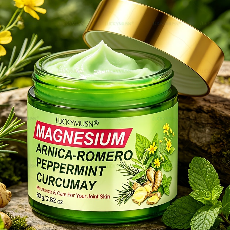 magnesium massage cream care joints skin muscles contains