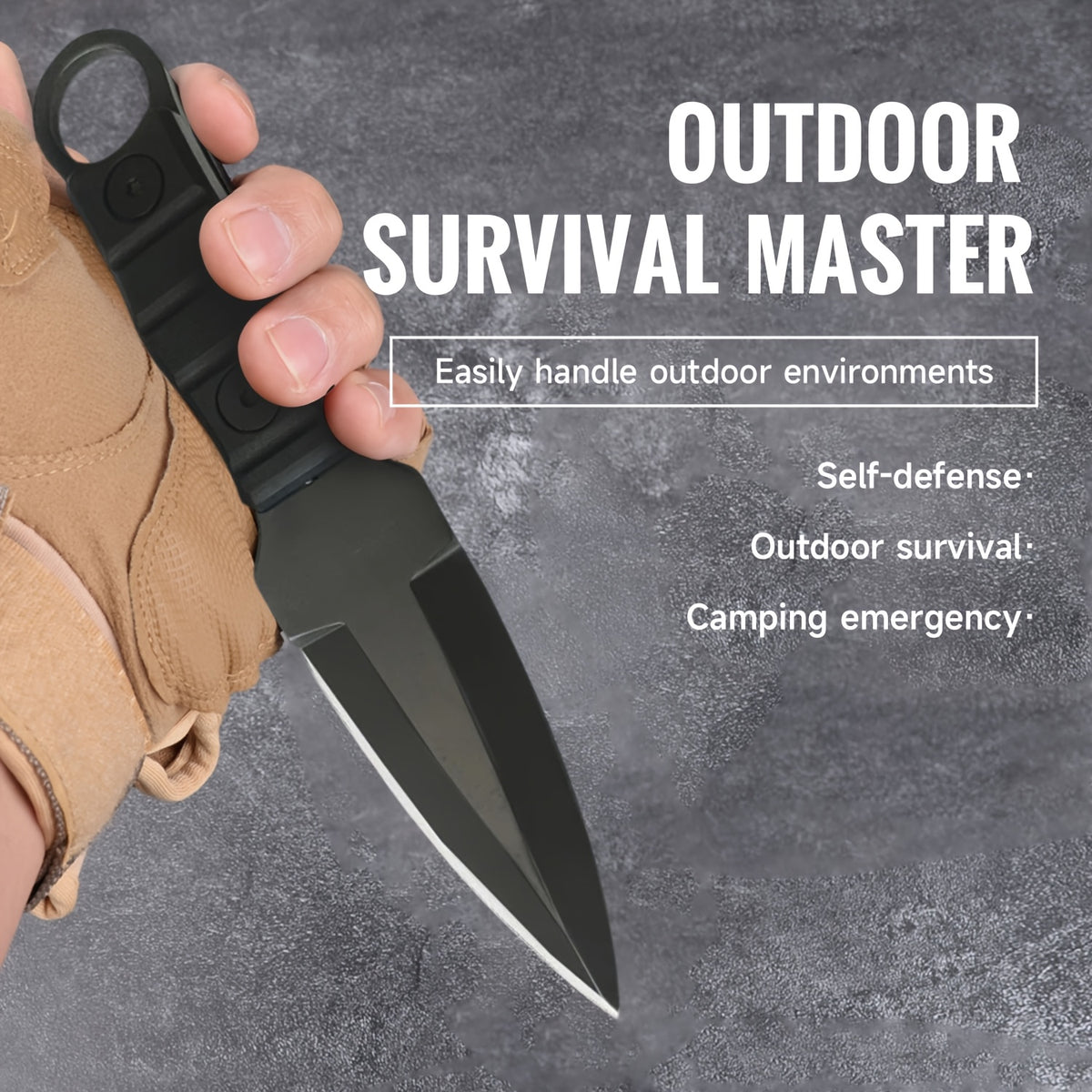compact stainless steel edc knife sheath suitable