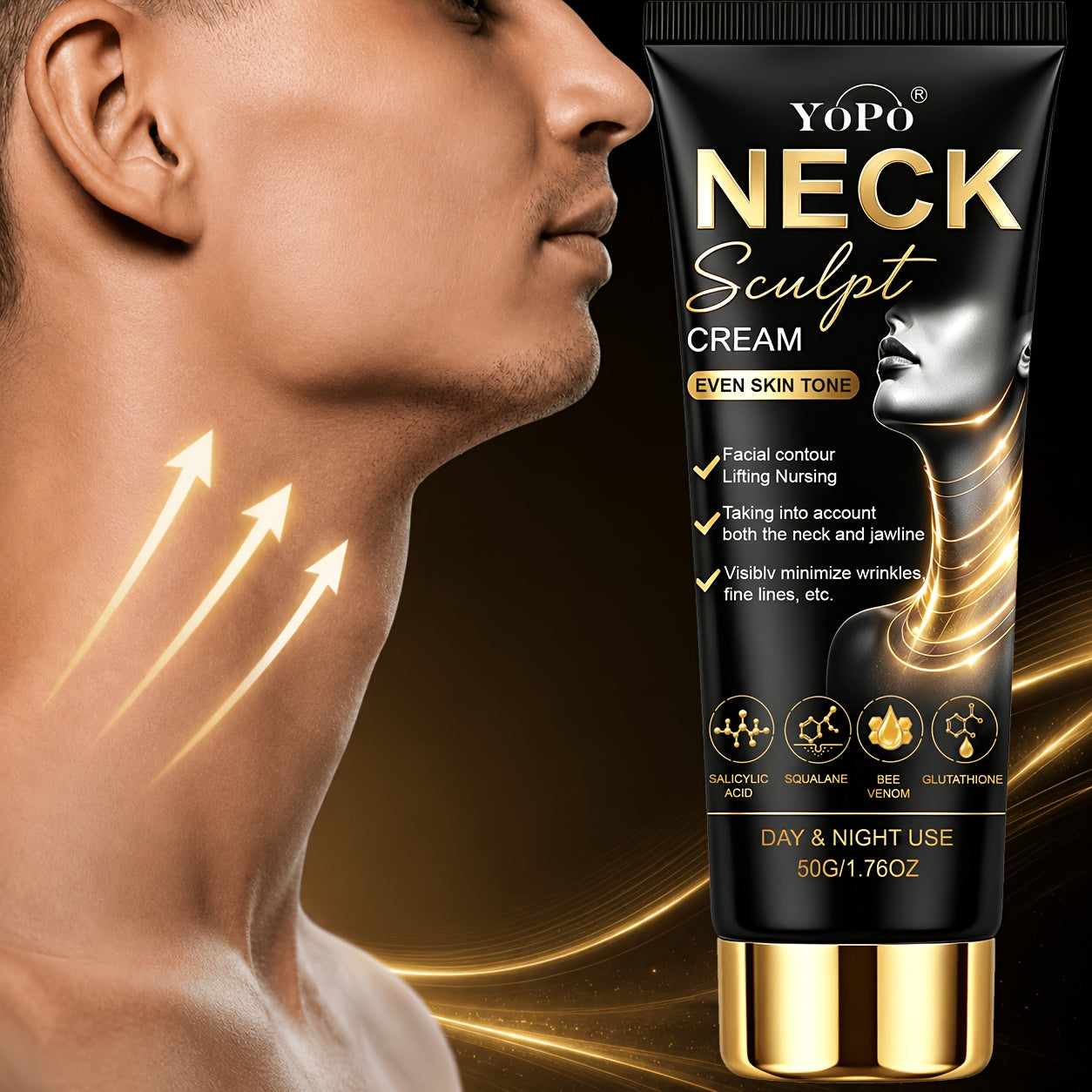 ultra powerful two minute firming lifting neck cream