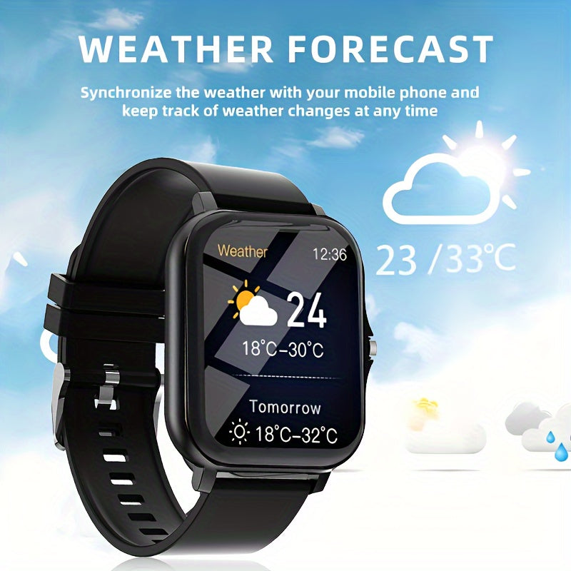 1pc new large screen smartwatch compatible   iphone