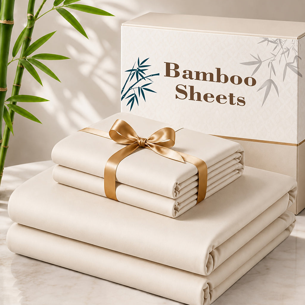 3 4pcs cooling bamboo bed sheet set 3000 tc extra deep