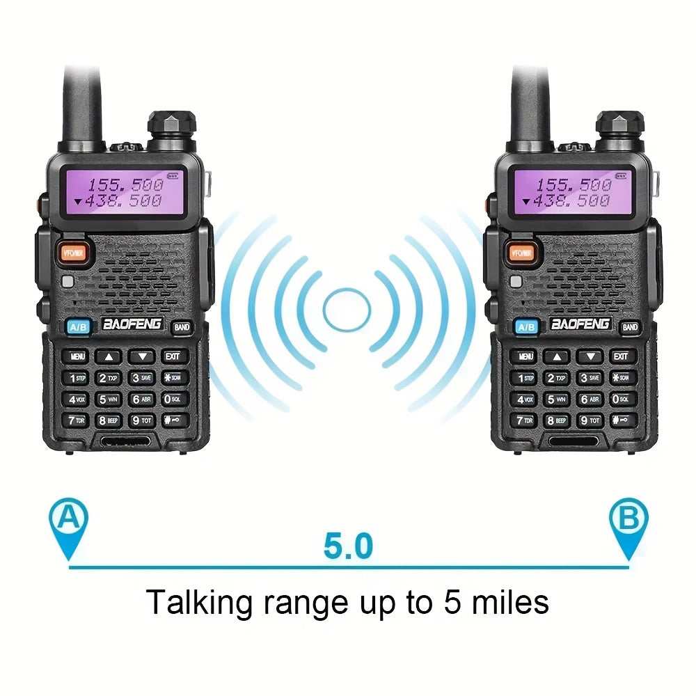 set 2   5w high power dual band two way wireless