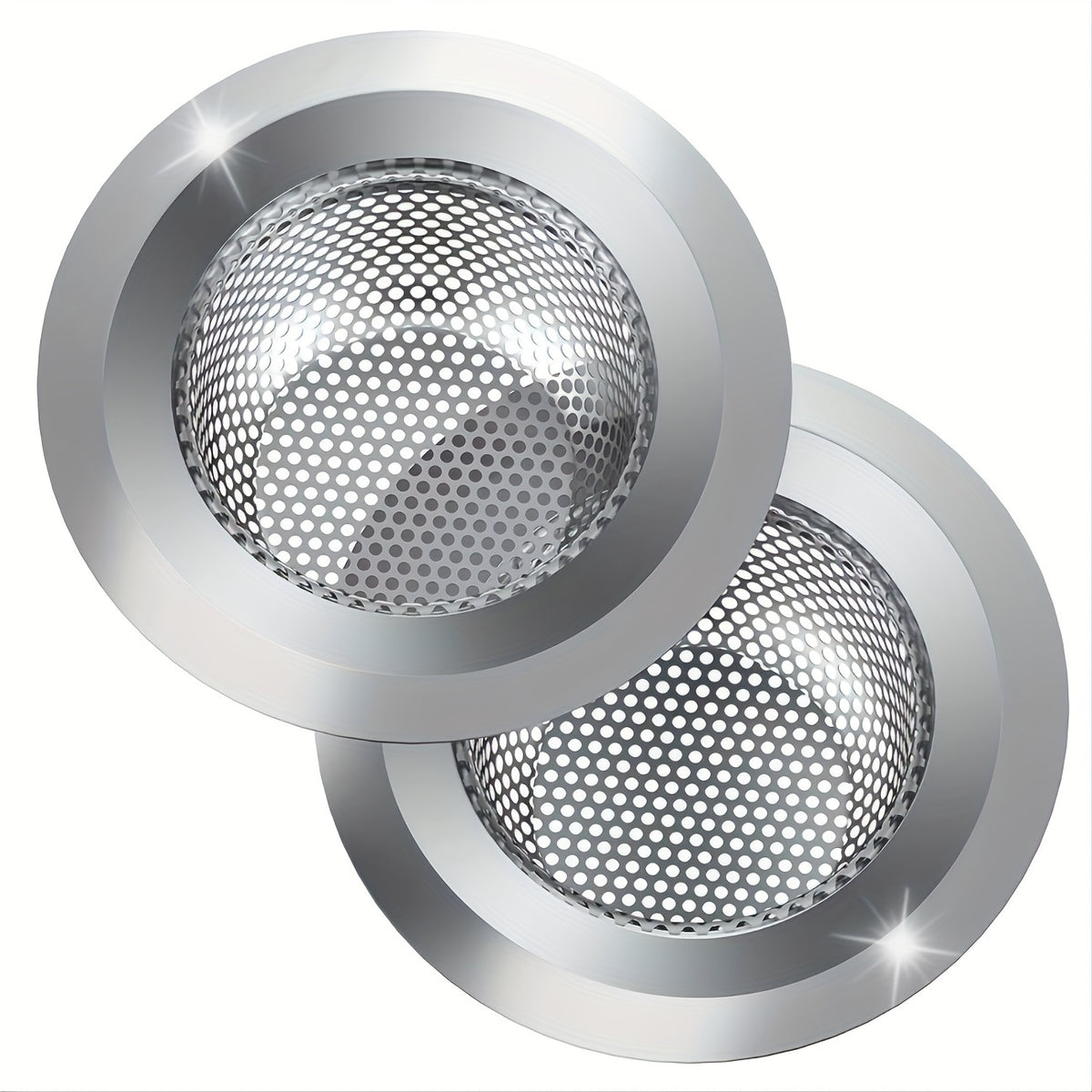 2pcs kitchen sink strainer stainless steel sink drain