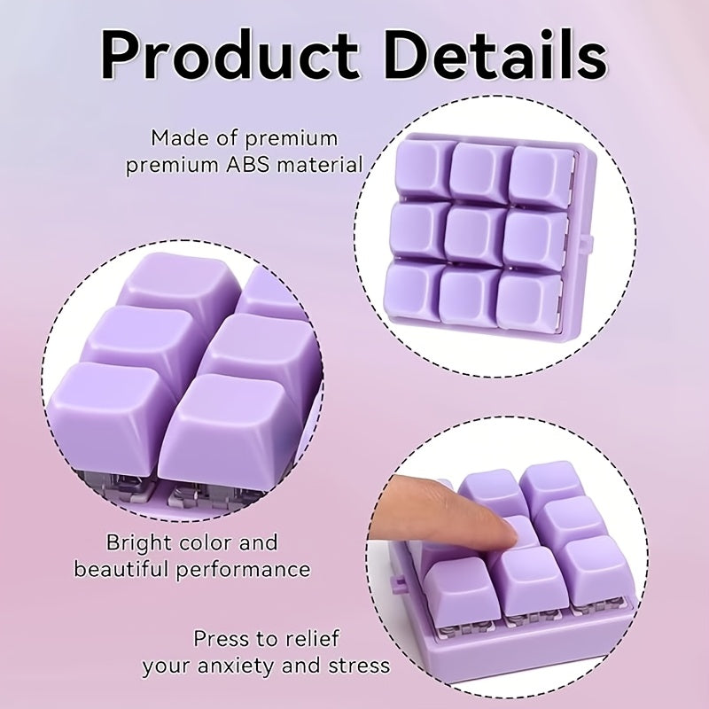 mini mechanical keyboard keychain   9 numeric keys 1