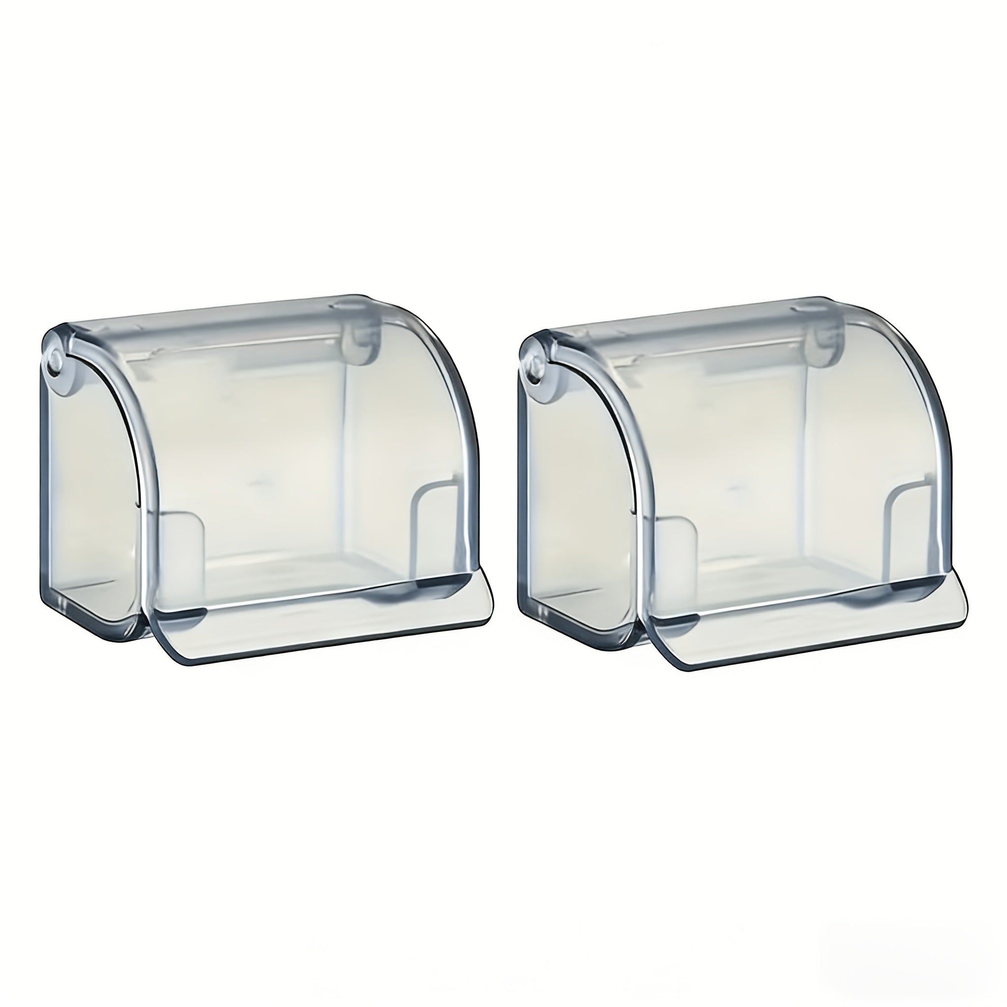 2pcs set razor holders storage boxes no drill dust proof