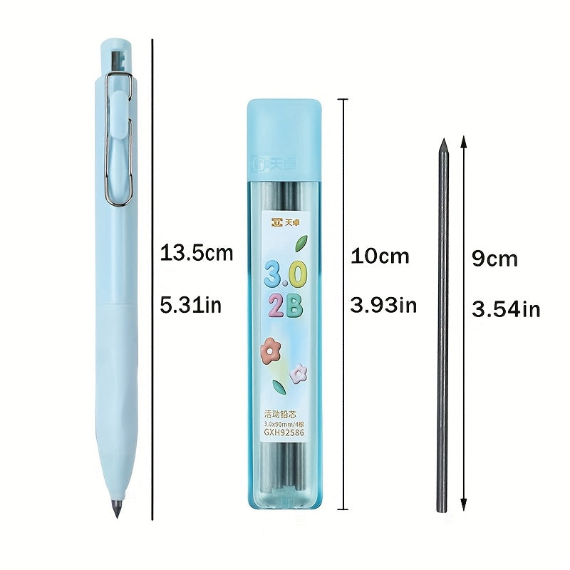 a set 3 0  thick core triangular grip pen shaft