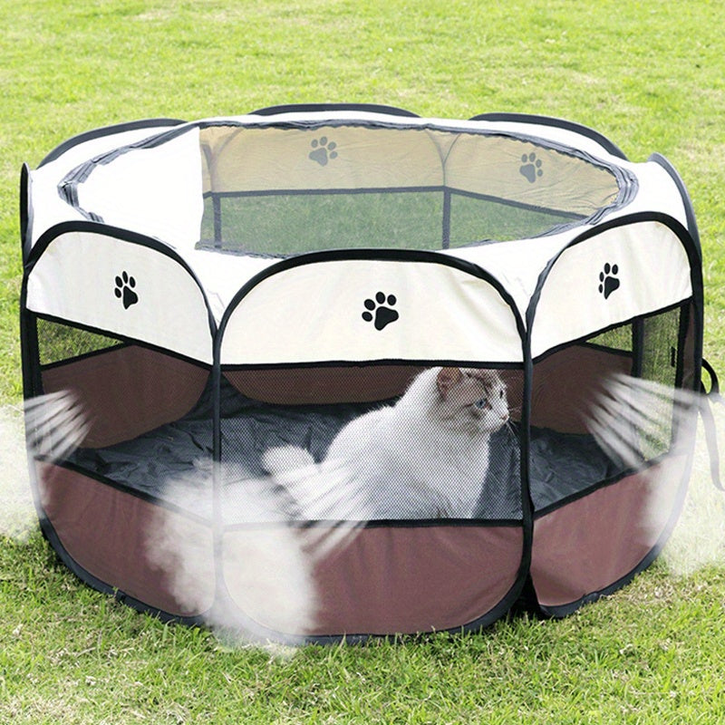 durable oxford cloth octagonal pet playpen