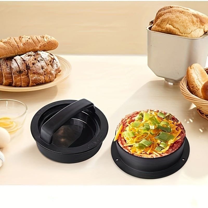 1pc 3 in 1 hamburger press meat patty press cheeseburger