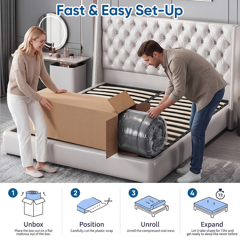12 inch luxury   mattress individual