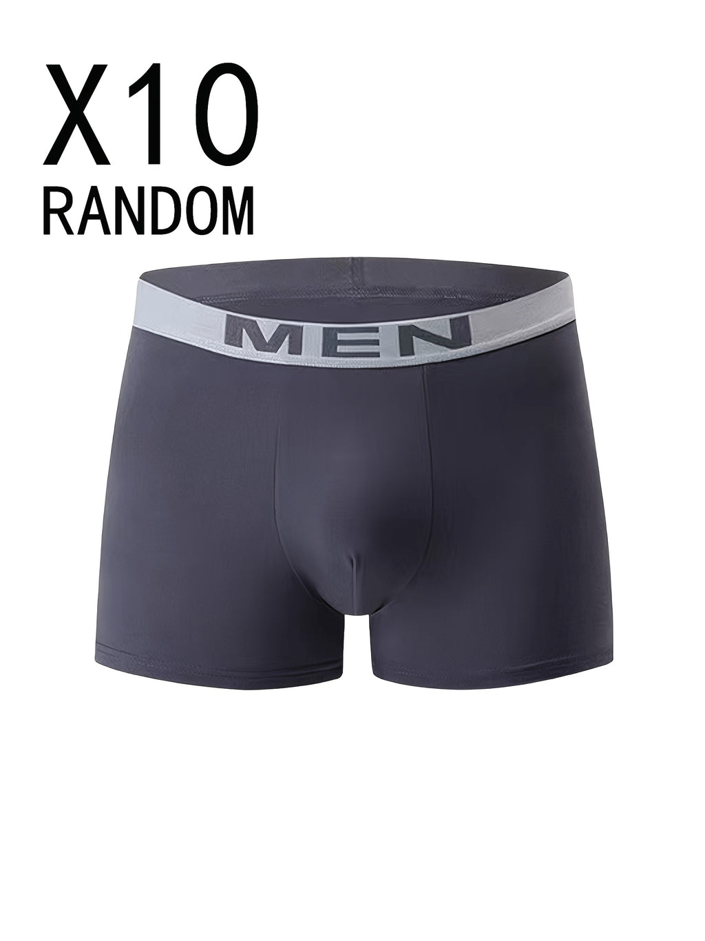 random 10 pcs assorted men     color boxer briefs