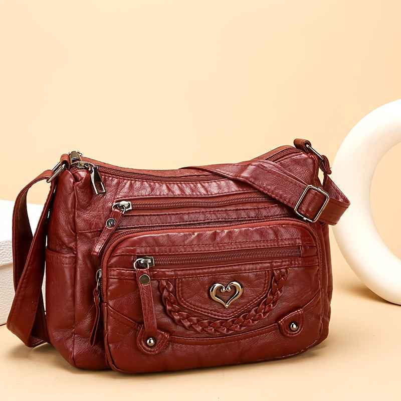 multi compartment tote bag soft texture stylish