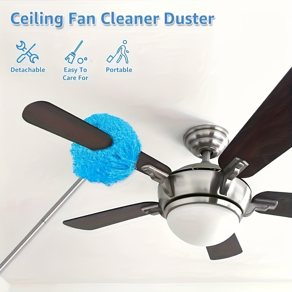 home dusting mop telescopic pole ceiling fan duster ceiling