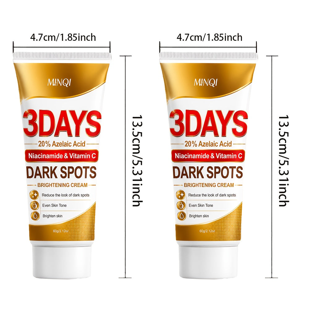2pcs 3 day pore dark spot brightening cream cooling de