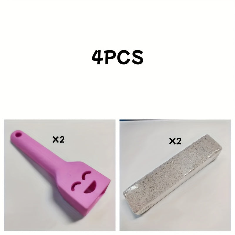 4pcs pumice stone cleaning sticks reusable toilet brush