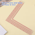 plastic l shaped ruler curve sewing measurement tailor craft