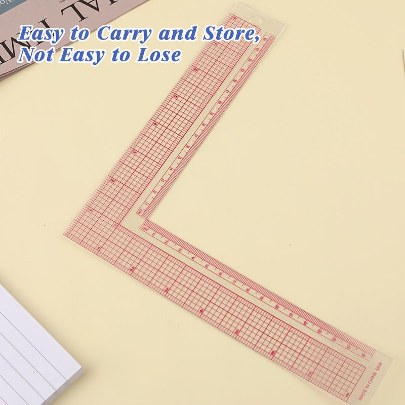 plastic l shaped ruler curve sewing measurement tailor craft