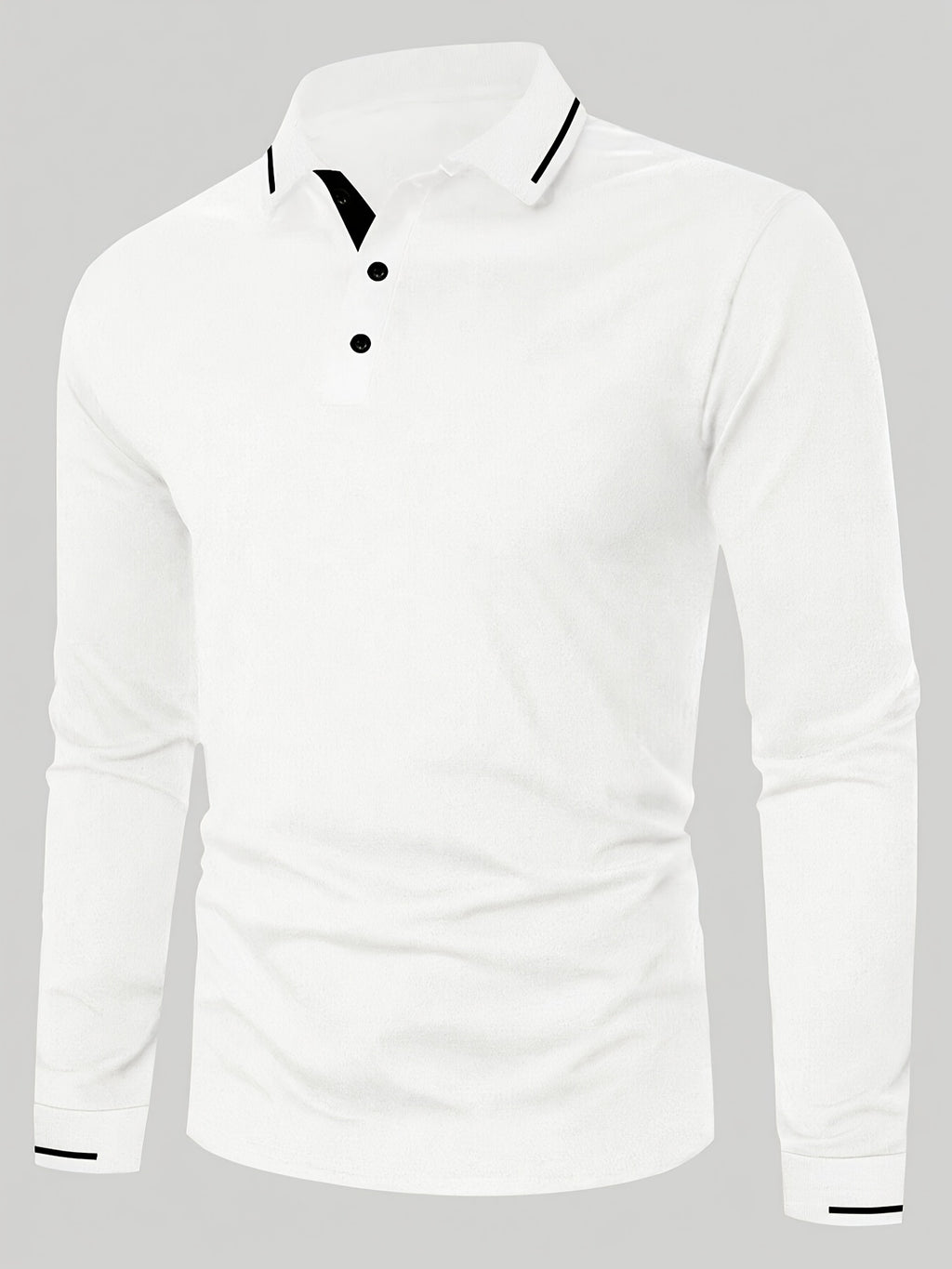 mens fashion long sleeve   shirt casual golf wear