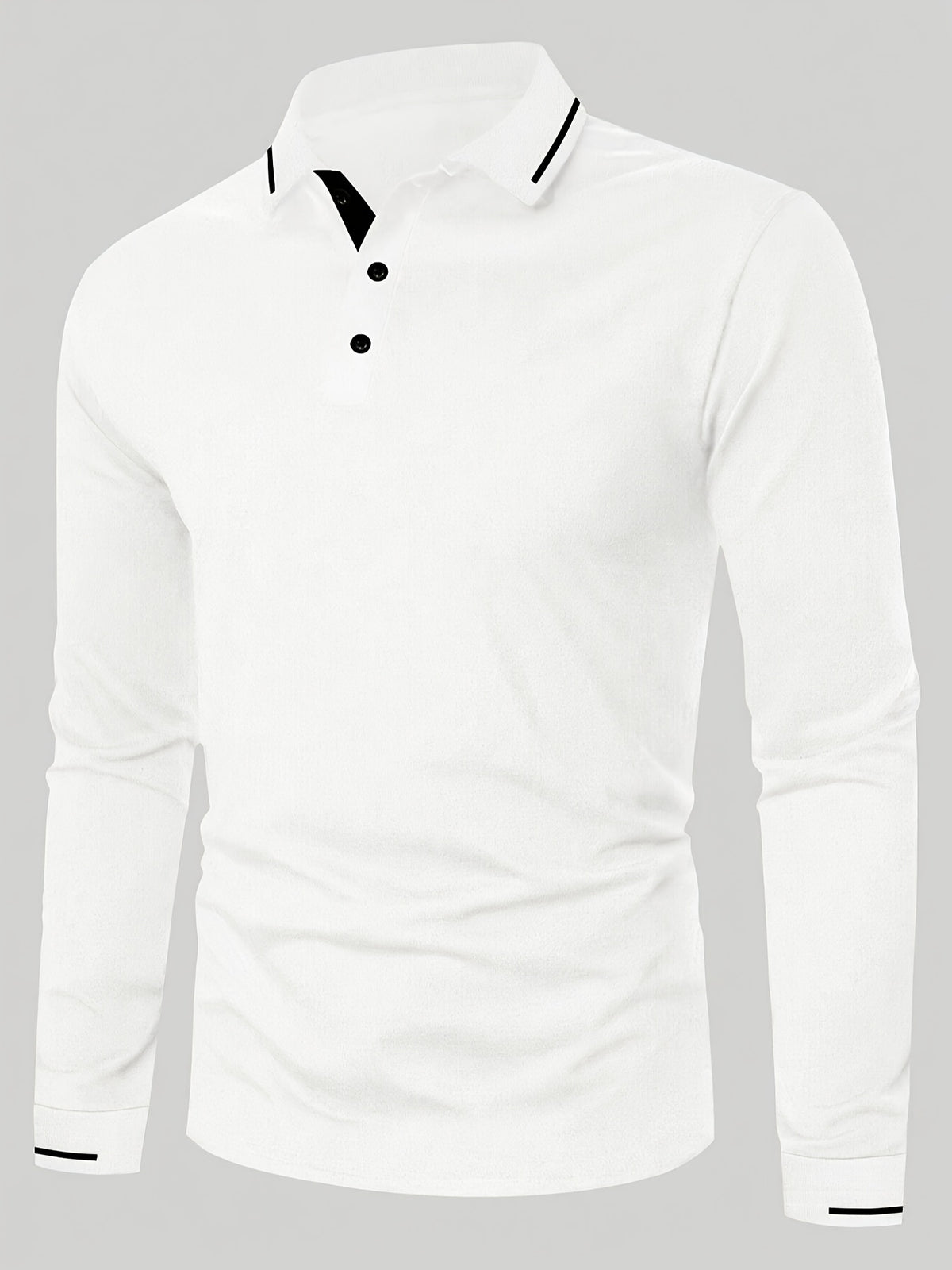 mens fashion long sleeve   shirt casual golf wear