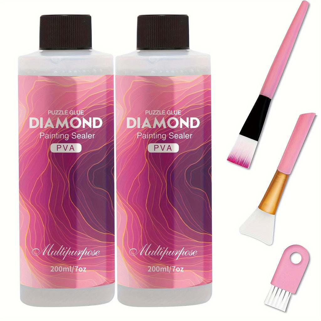 diamond painting sealer 60ml 200ml brush polyvinyl alcohol