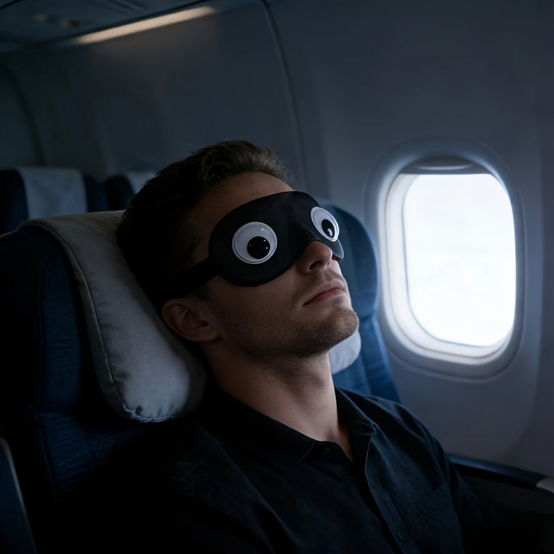 3d stereoscopic eye mask moving big eyes shading eye mask
