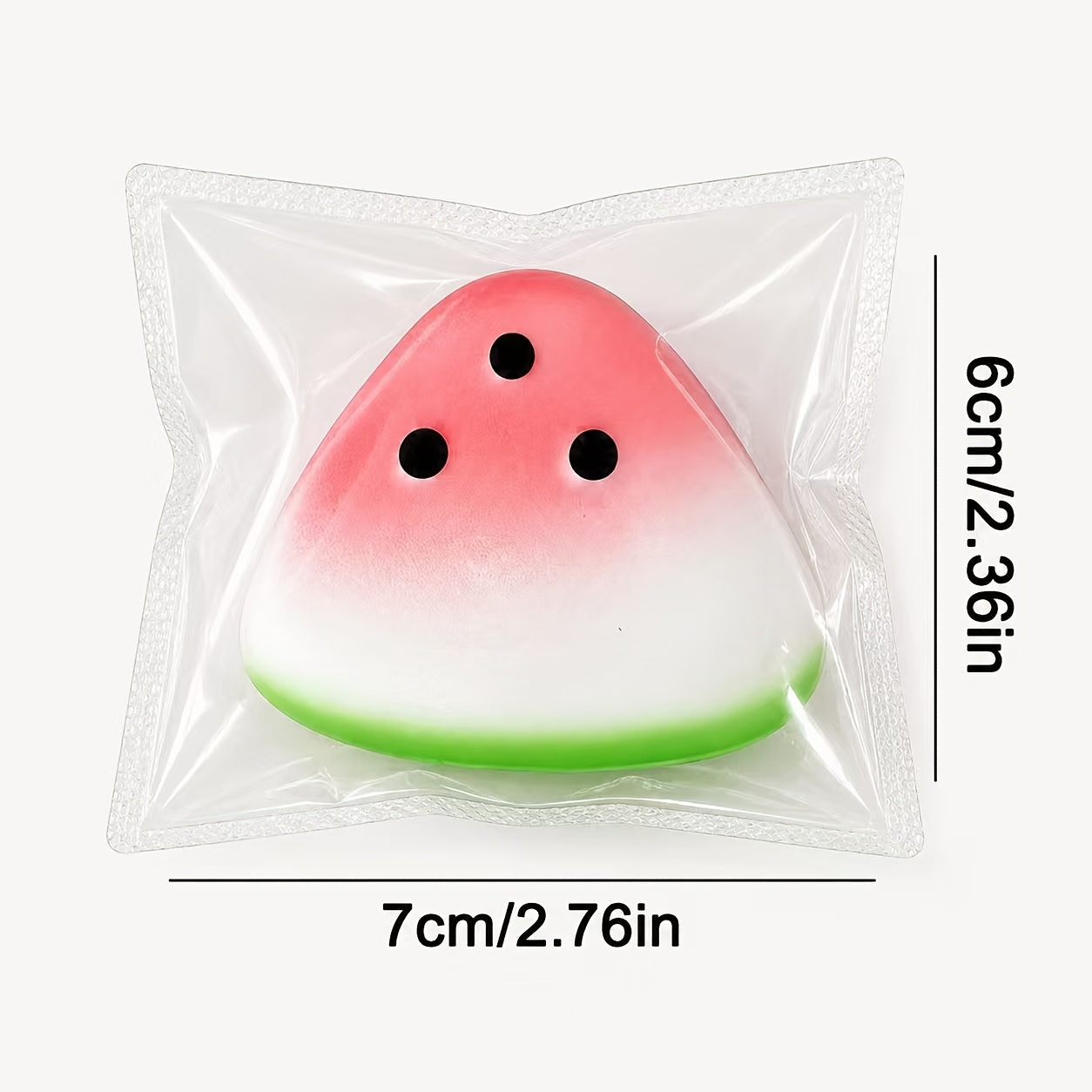 1pc festive pink green watermelon squeeze toy soft