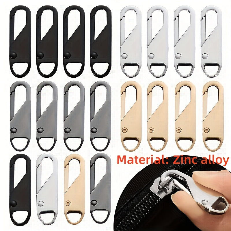20 sets zipper replacements 4 types zipper pulls replacing