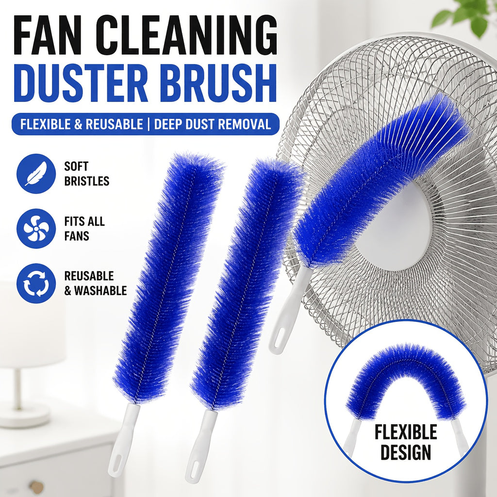 flexible microfiber fan cleaning brush multifunctional