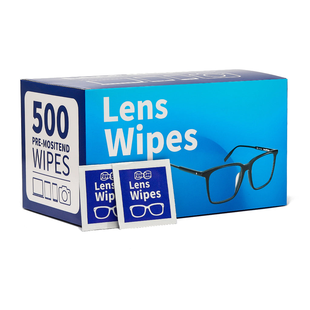 500 lens wipes pre moistened eyeglass lens cleaning wipes