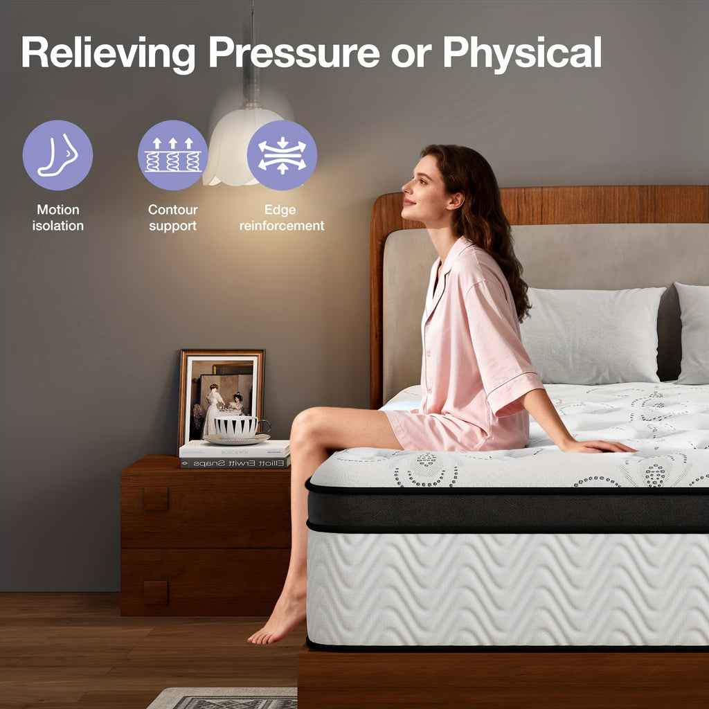 12 inch mattress memory foam pocketed coils   mattress