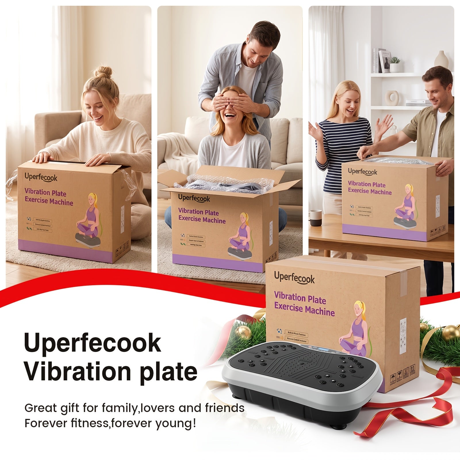 vibration plate exercise machine full body workout vibration