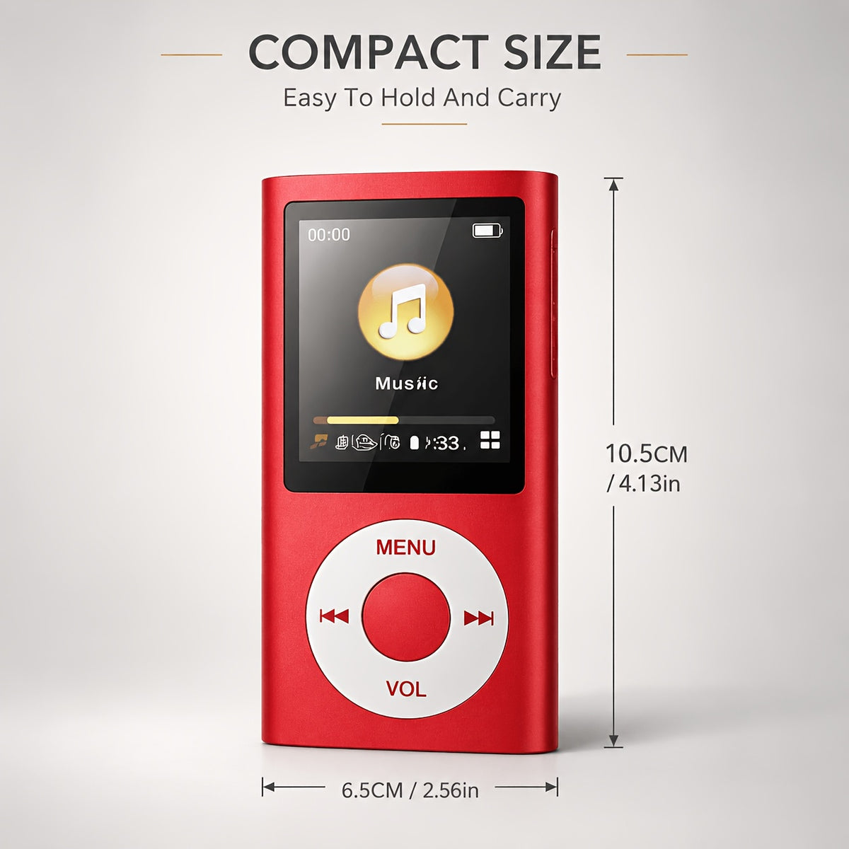 portable mp3 player stylish   a 1 8 inch lcd screen