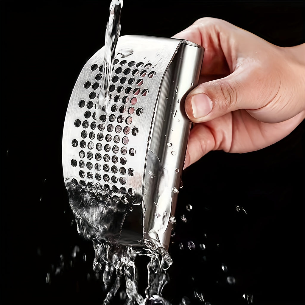 1 2 3pcs garlic press stainless steel garlic crusher