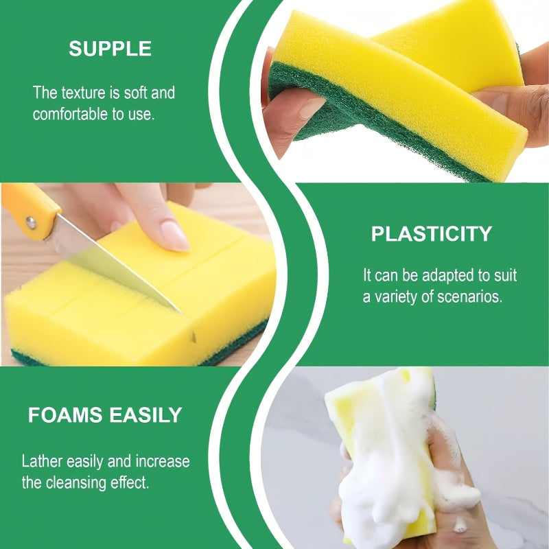 24 piece set high absorption kitchen sponges double layer