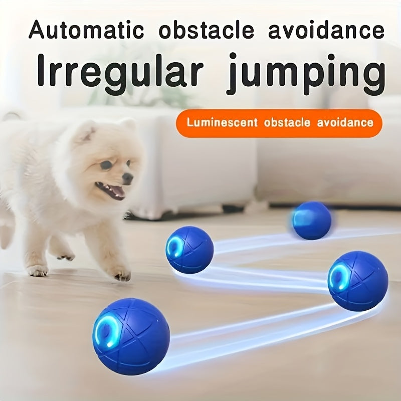 interactive bouncing dog toy ball gravity activated active