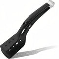 2 in 1 stainless steel silicone cooking tongs bbq