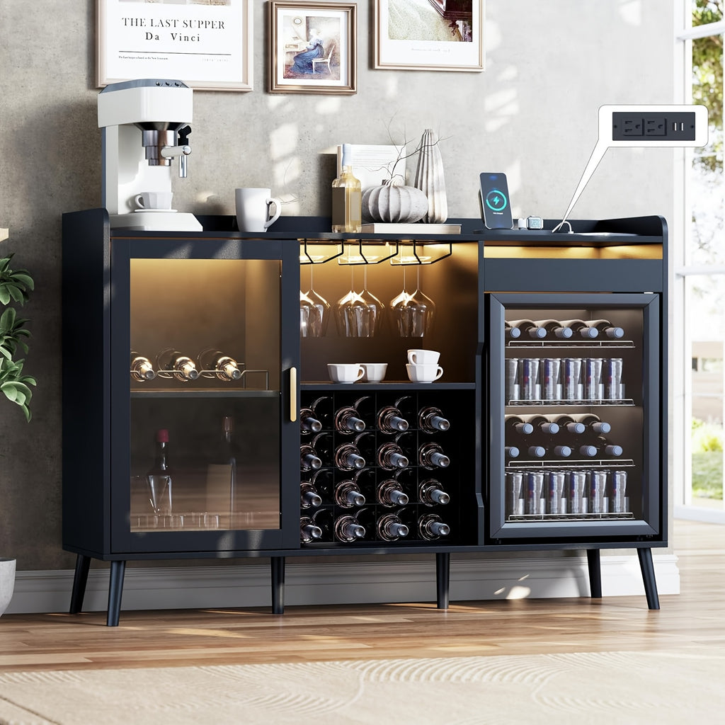 coffee bar cabinet fridge   wine cabinet charge