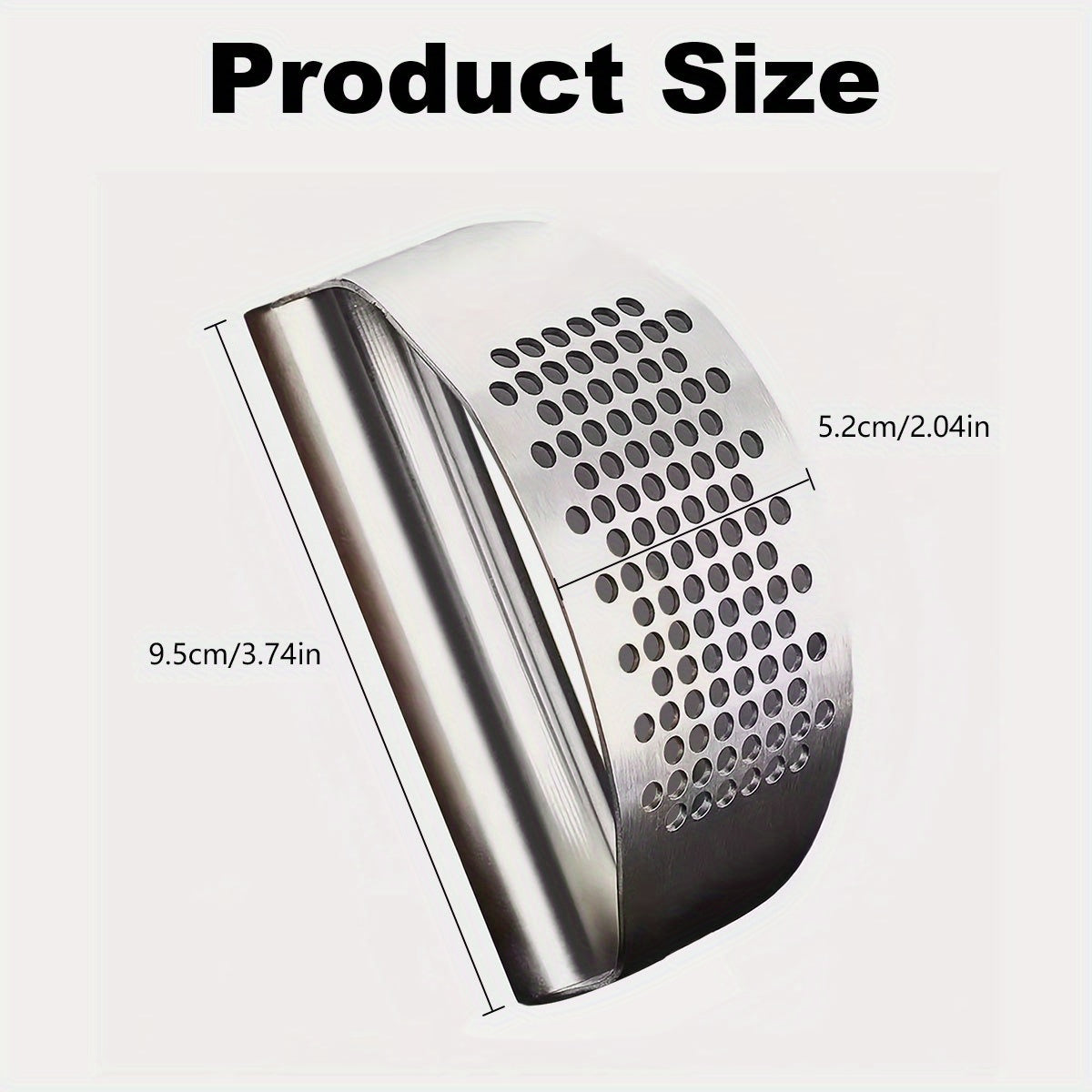 1 2 3pcs garlic press stainless steel garlic crusher