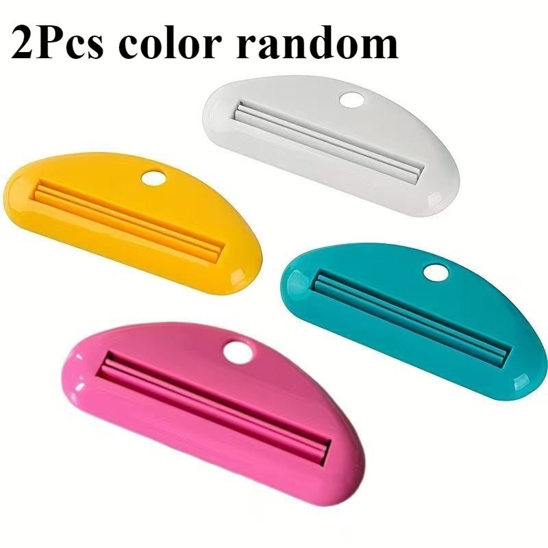 2pcs random color multi functional toothpaste dispensers