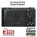 5pcs suitable sony zve10 camera accessories screen protector