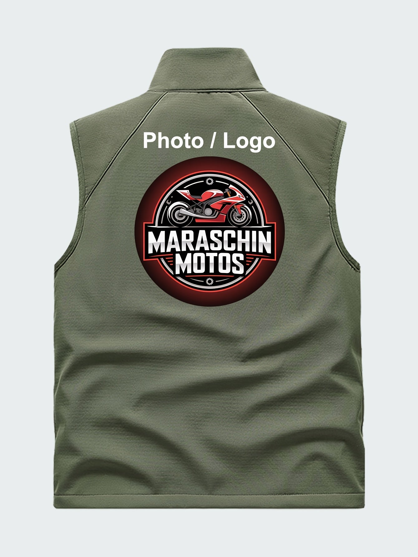 custom vest size reference data outdoor vest bib overcoat