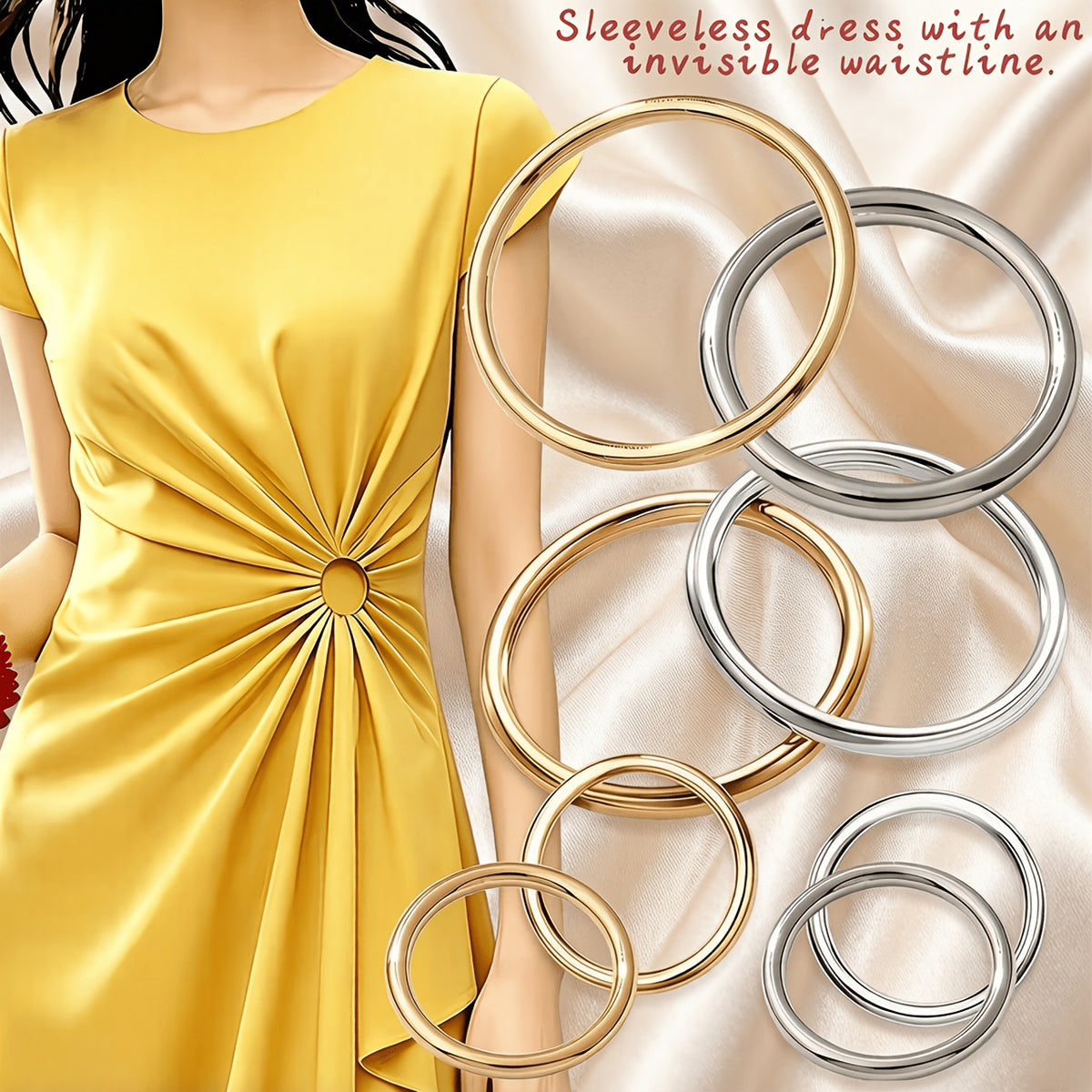 16pcs set metal t shirt hem invisible seamless secure