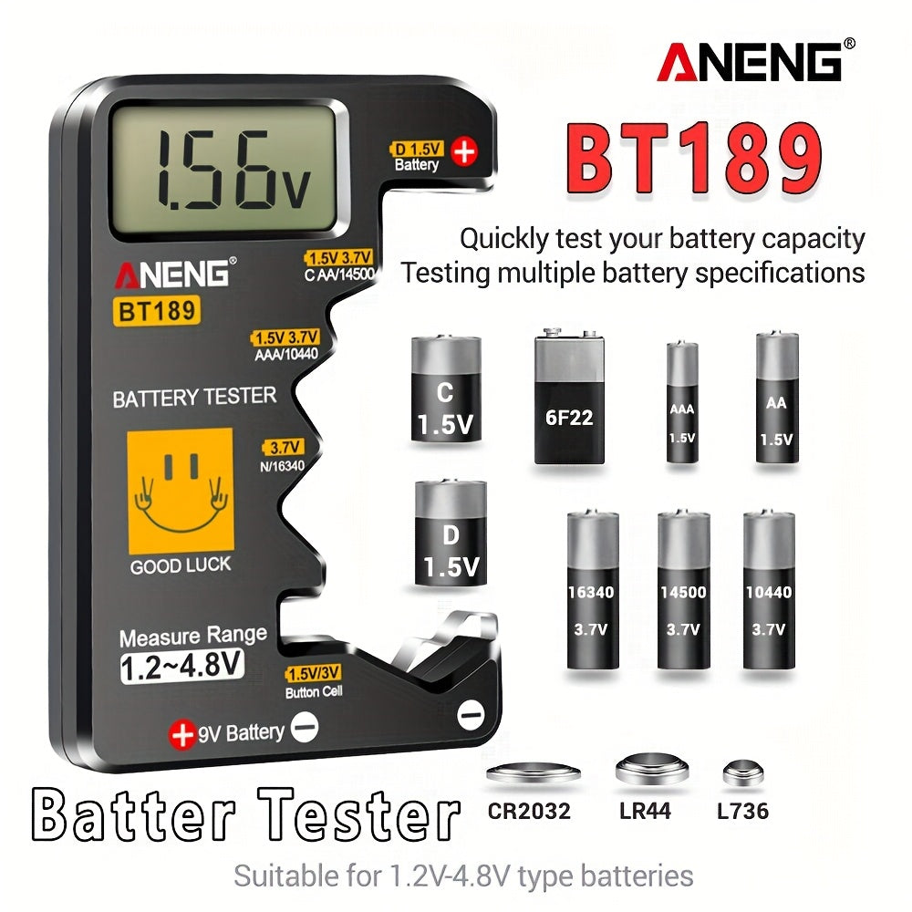 tester suitable 9v 6f22 batteries 1