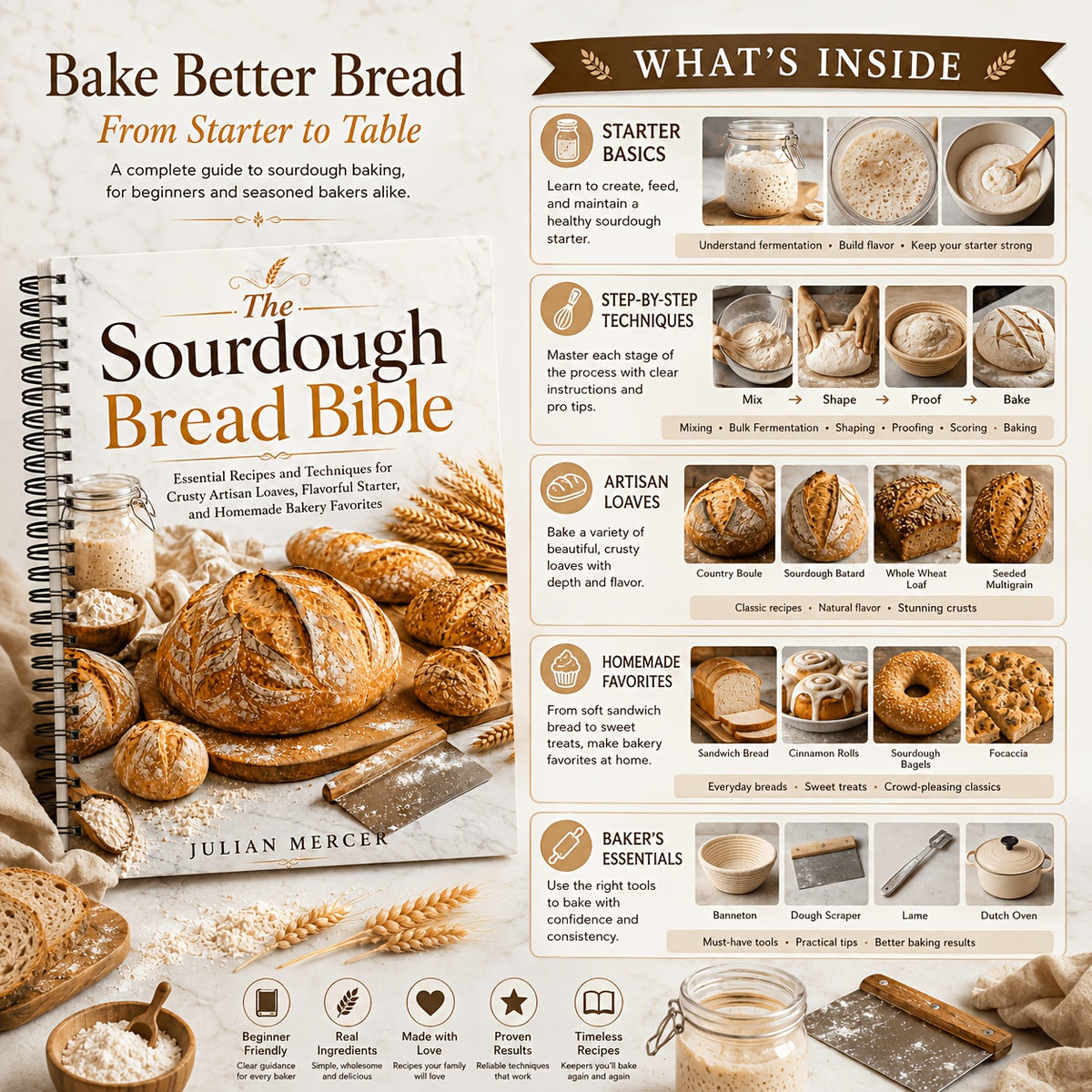 sourdough bread bible recipe natural sourdough starter yeast