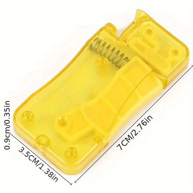 1pc lemon yellow automatic threader hand sewing threader