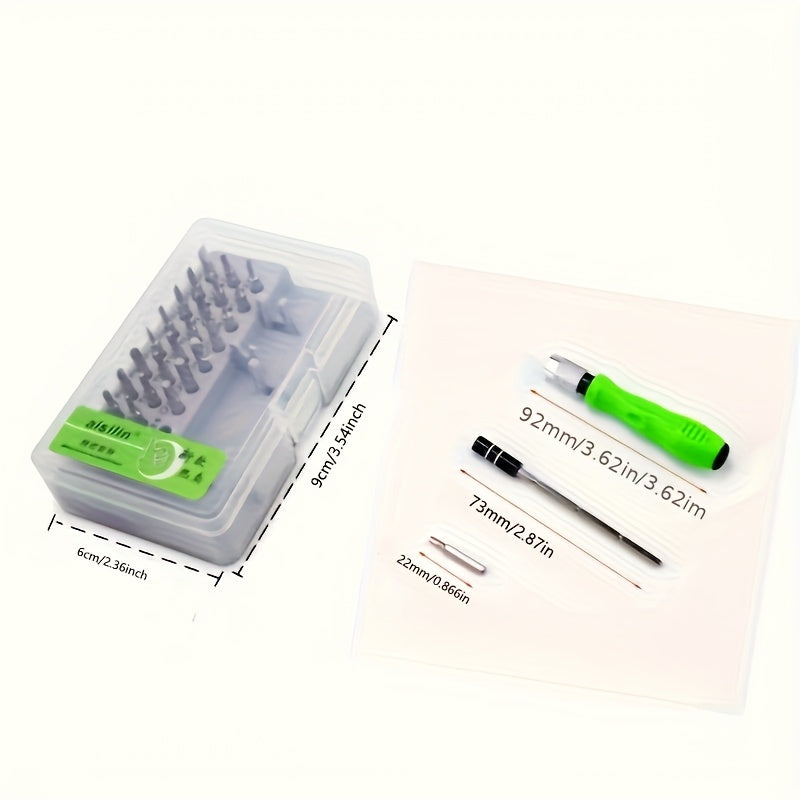 32 in 1 random colors precision screwdriver set portable