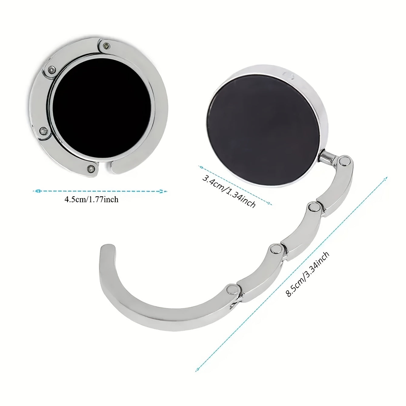 2d flat plane hanging hook table bag hook foldable handbag