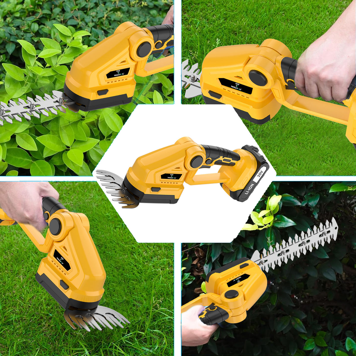 20v electric cordless hedge trimmer multifunctional