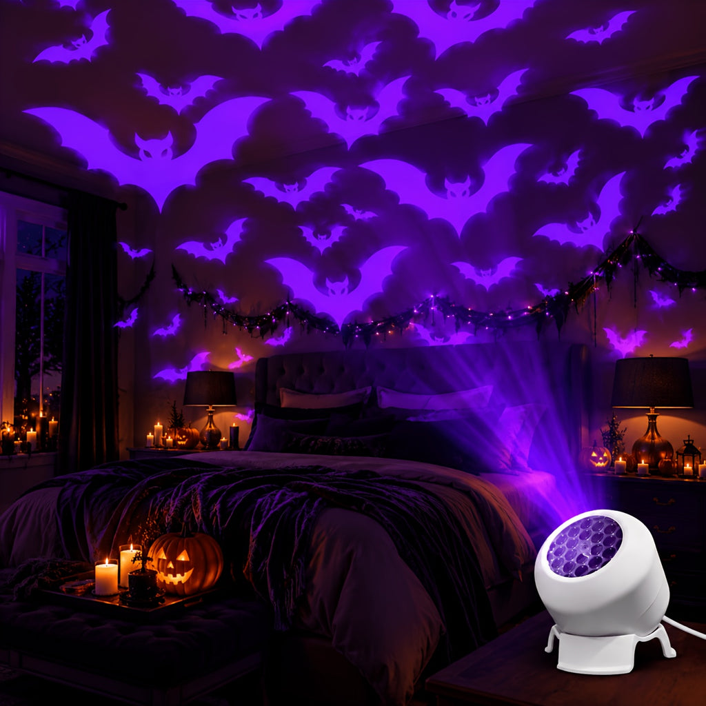 dynamic bat projector light usb powered 360 rotatable