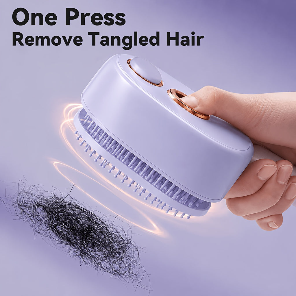 portable usb rechargeable electric scalp massager comb